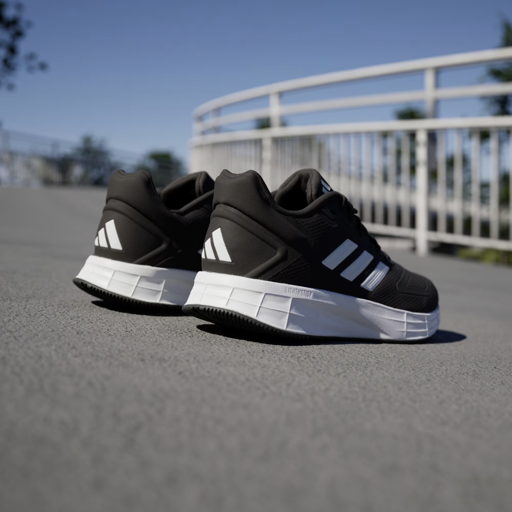 Adidas Women's Size 9 Duramo SL 2.0 Sneakers - Black/White Running Shoes Trainer - Picture 5 of 5